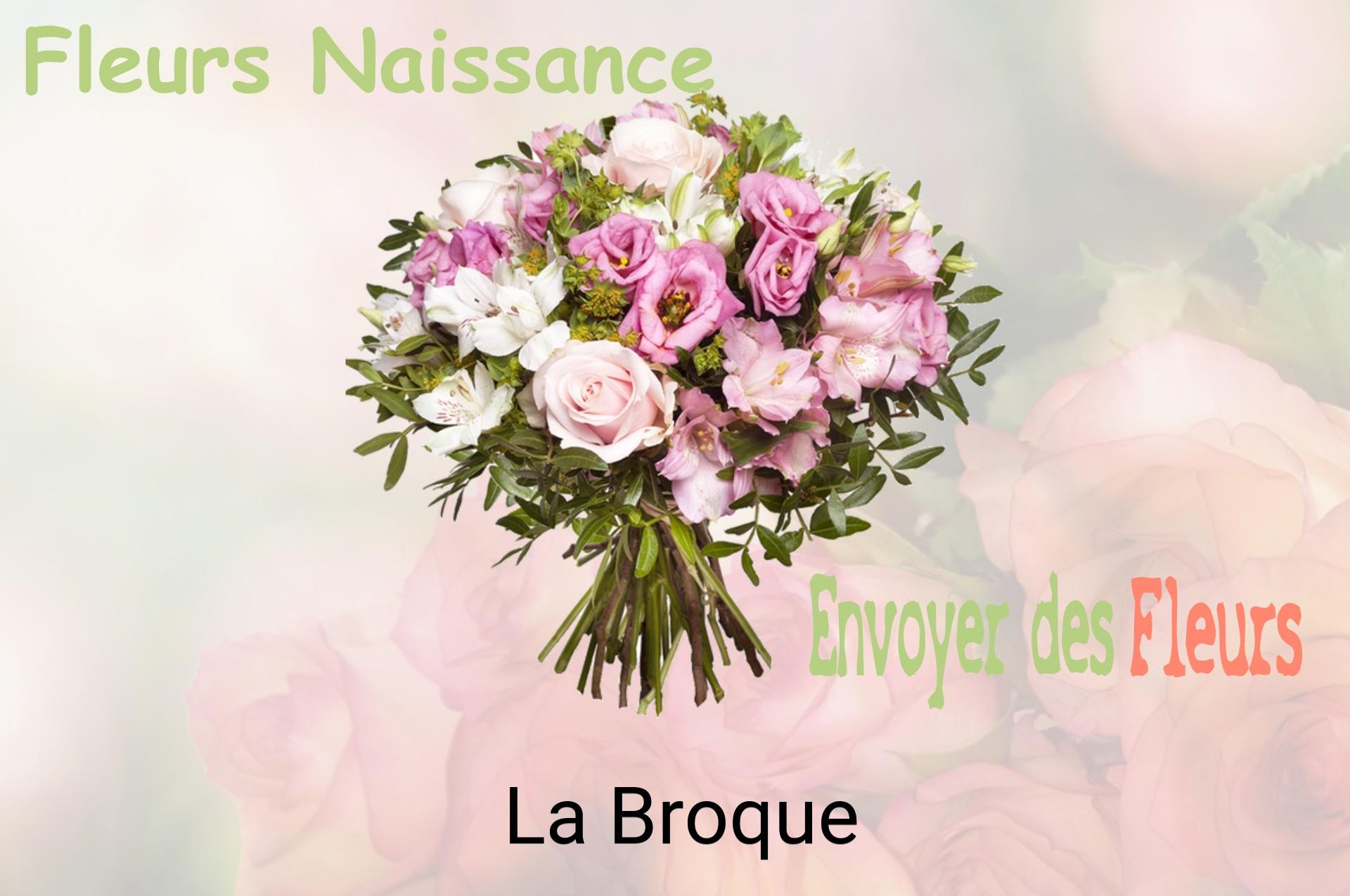 Bouquet de fleurs de naissance livré à La Broque